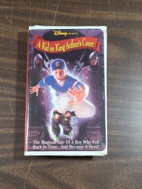 Disney A Kid in King Arthur's Court VHS Movie in Clamshell